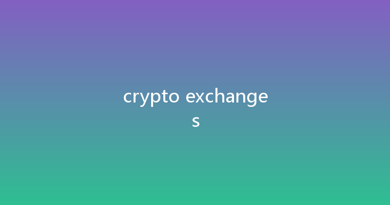 crypto exchanges 