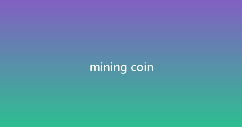 mining coin 